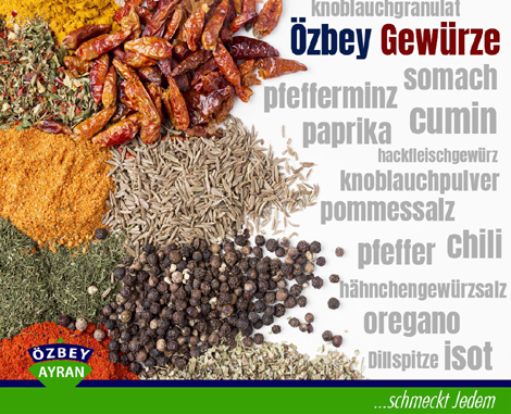 Özbey Curry Pulver 1 KG